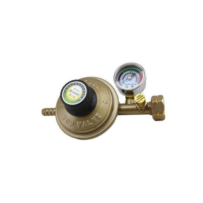 Détendeur de gaz butane avec manomètre+ Anti-Fuite