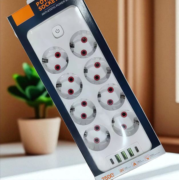 Rallonge portable 8 trous