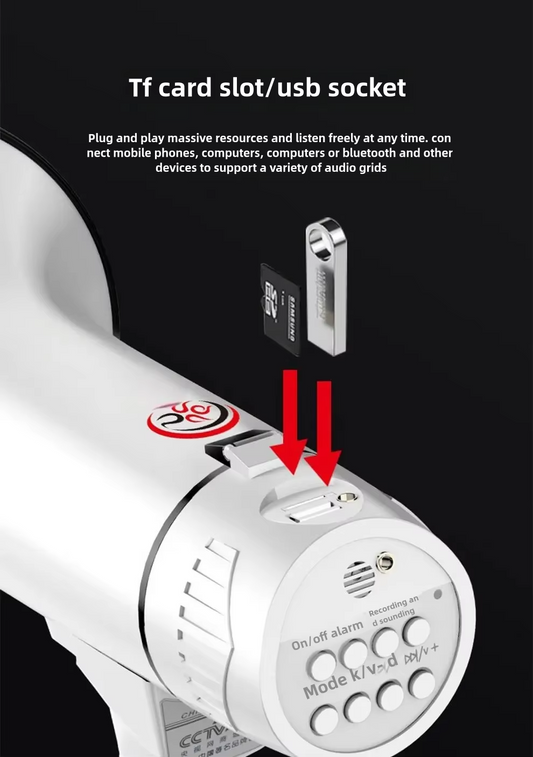 Mégaphone 30W Haute Puissance