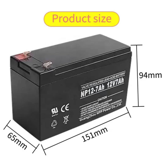 Batterie Solaire 12V 7Ah