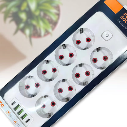 Rallonge portable 8 trous