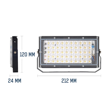 Projecteur LED Solaire avec cable de Batterie