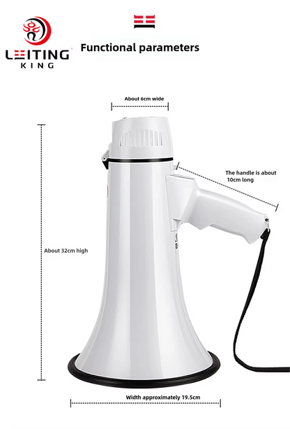 Mégaphone 30W Haute Puissance