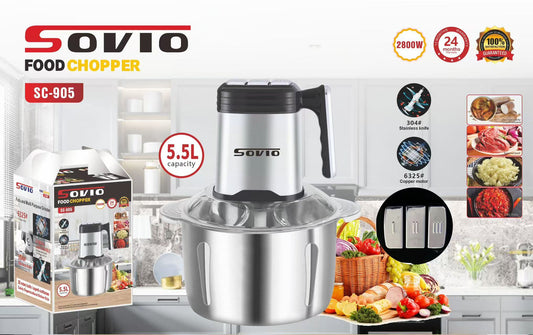 Hachoir Électrique SOVIO SC-905 – 2800W